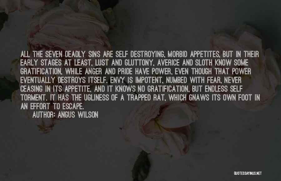 7 Deadly Sins Lust Quotes By Angus Wilson