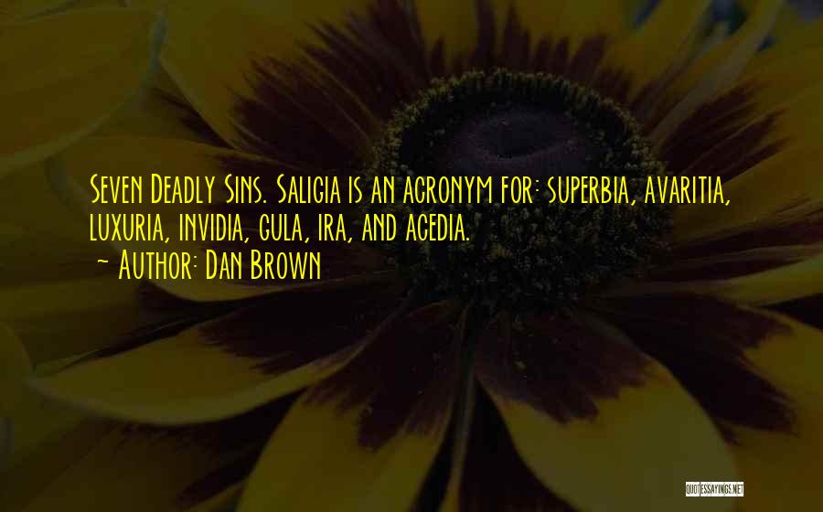 7 Deadly Sins Quotes By Dan Brown