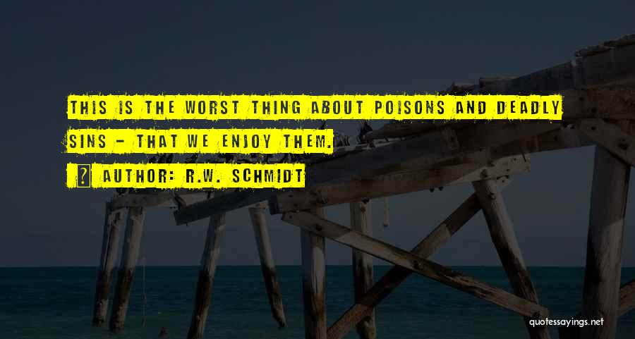 7 Deadly Sins Quotes By R.W. Schmidt