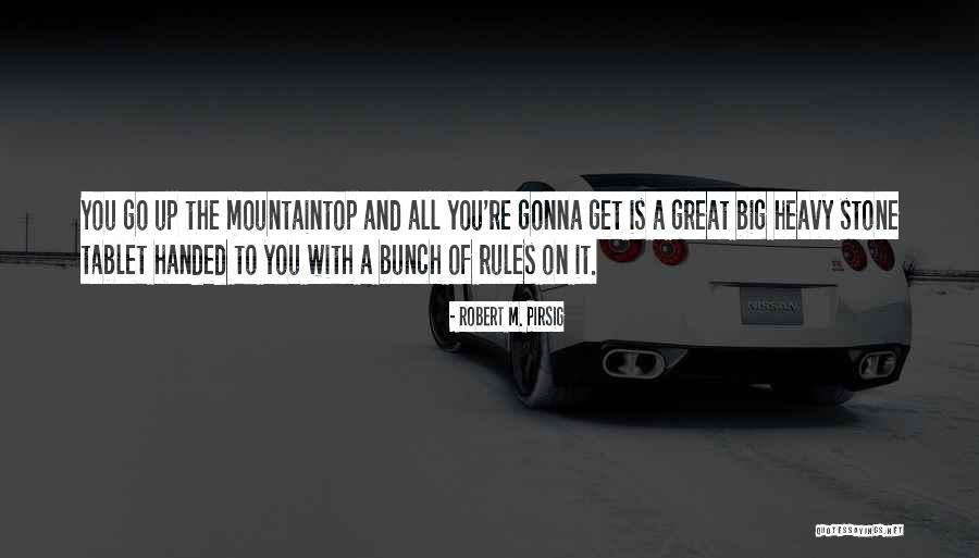 7 In Tablet Quotes By Robert M. Pirsig 7 In Tablet Quotes By Robert M. Pirsig