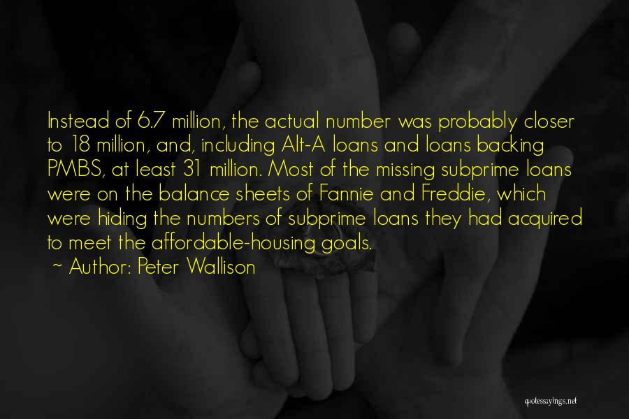 7 Number Quotes By Peter Wallison