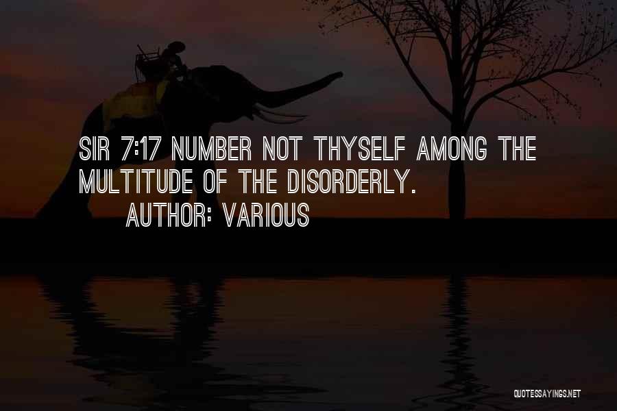 7 Number Quotes By Various