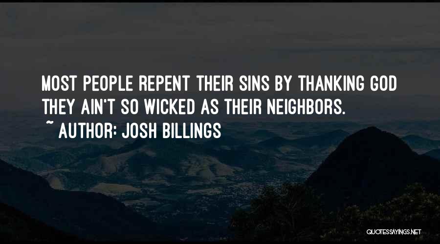 7 Sins Quotes By Josh Billings