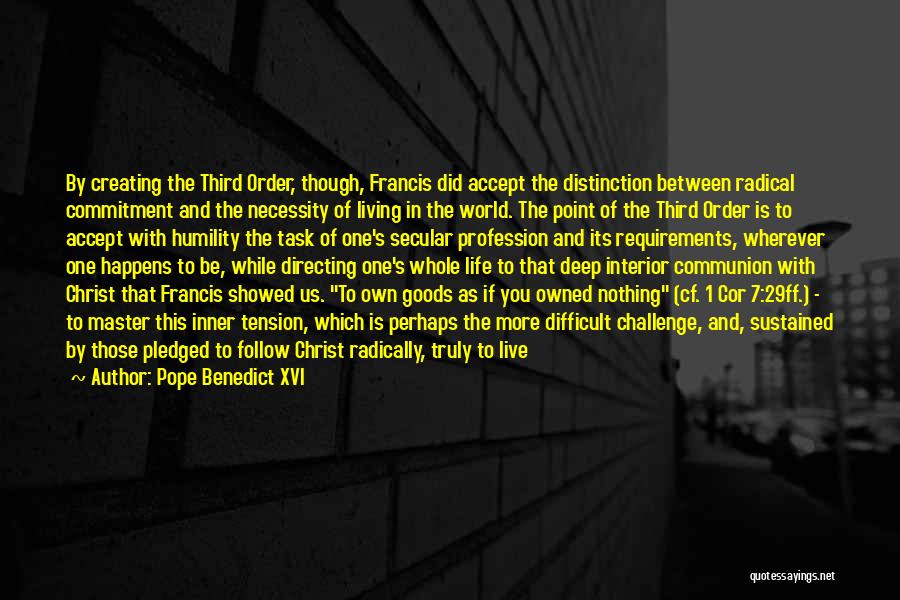 7 Up Quotes By Pope Benedict XVI