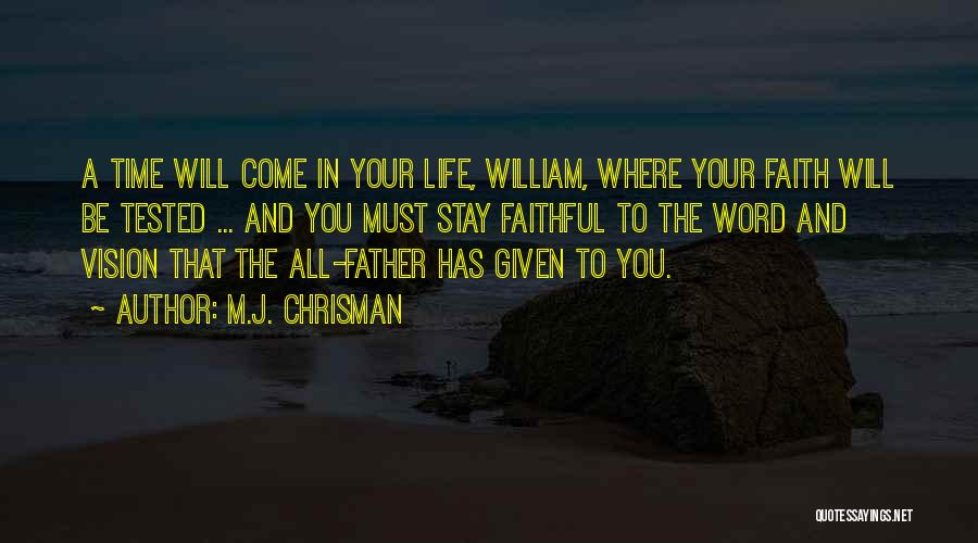 7 Word Inspirational Quotes By M.J. Chrisman