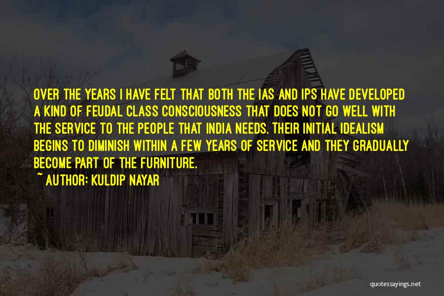 7 Years Of Service Quotes By Kuldip Nayar