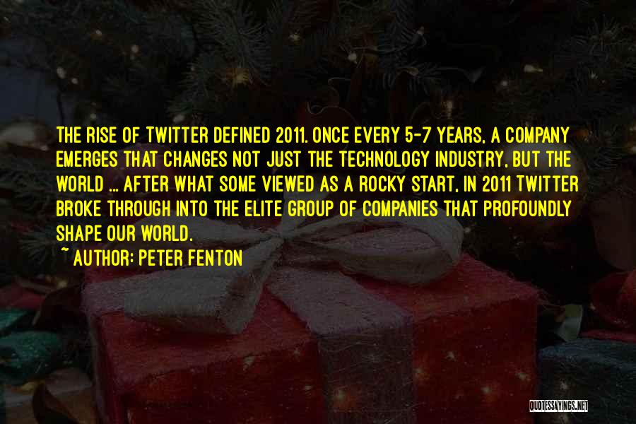 7 Years Quotes By Peter Fenton