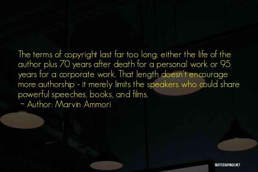 70 Years Quotes By Marvin Ammori