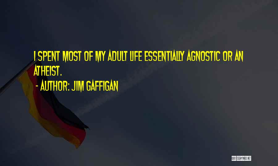 Jim Gaffigan Quotes: I Spent Most Of My Adult Life Essentially Agnostic Or An Atheist.