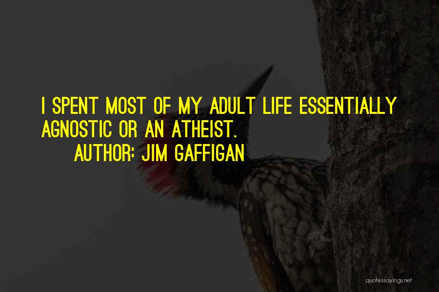 Jim Gaffigan Quotes: I Spent Most Of My Adult Life Essentially Agnostic Or An Atheist.