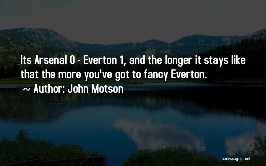 John Motson Quotes: Its Arsenal