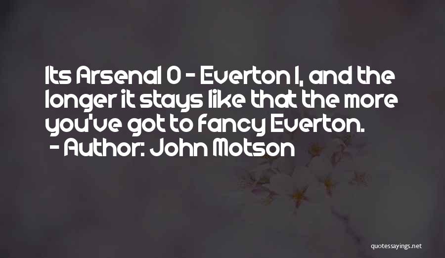 John Motson Quotes: Its Arsenal