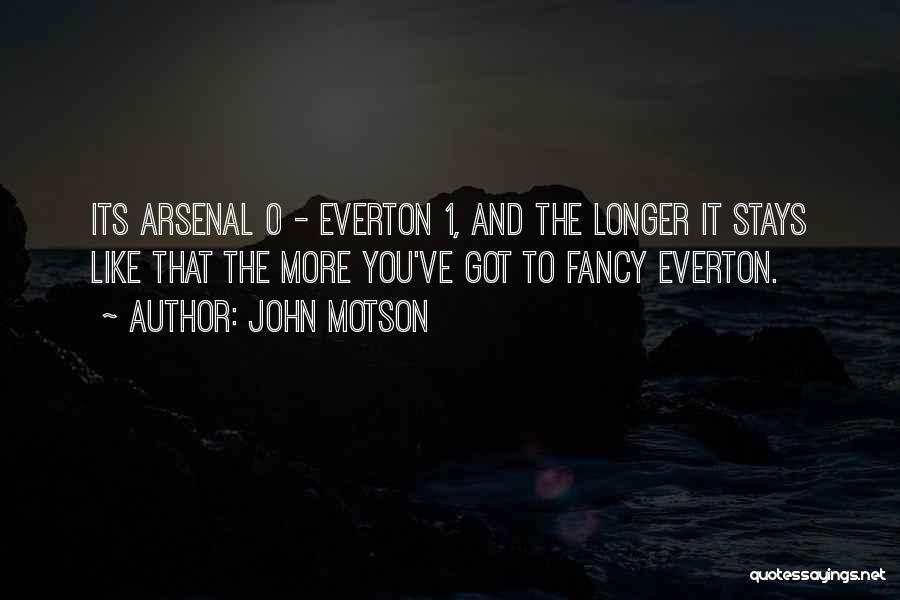 John Motson Quotes: Its Arsenal