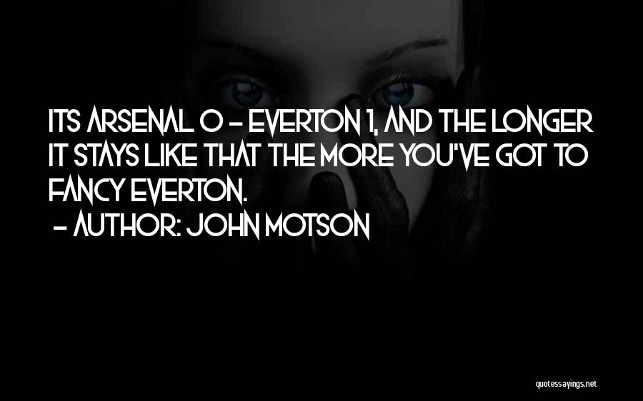 John Motson Quotes: Its Arsenal