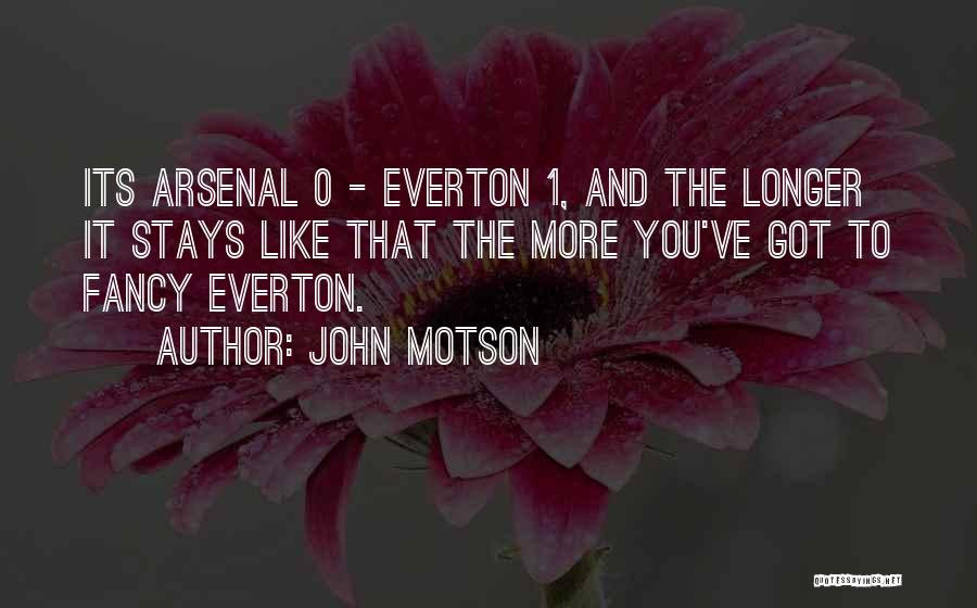 John Motson Quotes: Its Arsenal