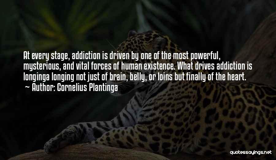 Cornelius Plantinga Quotes: At Every Stage, Addiction Is Driven By One Of The Most Powerful, Mysterious, And Vital Forces Of Human Existence. What