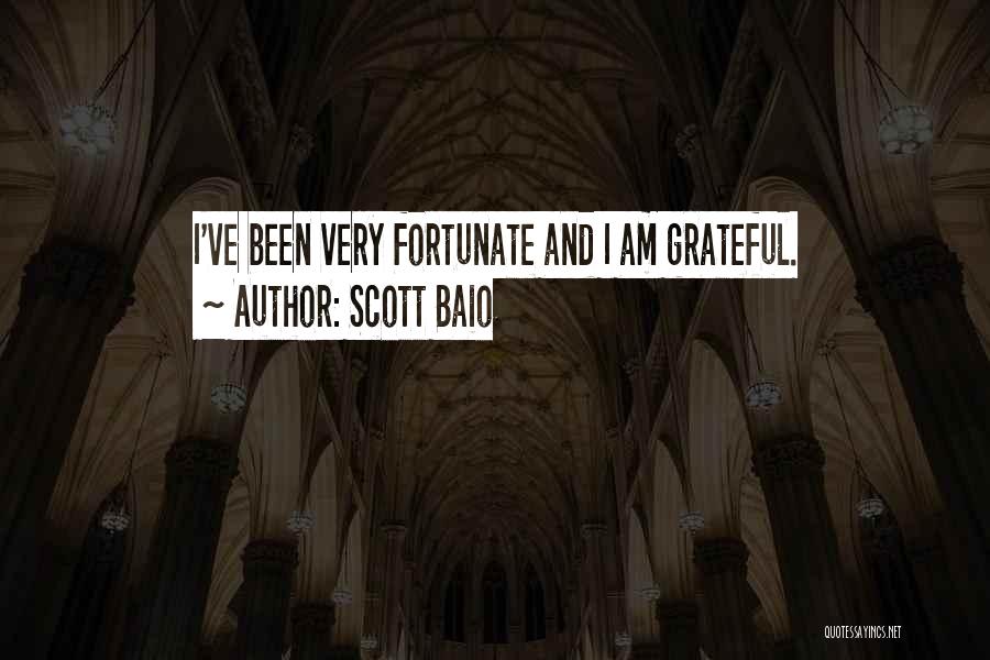 Scott Baio Quotes: I've Been Very Fortunate And I Am Grateful.