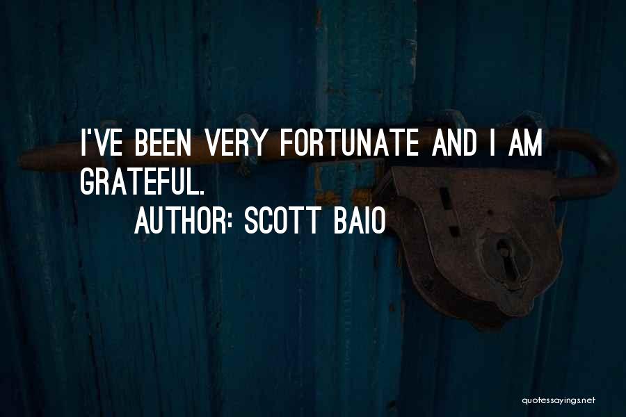 Scott Baio Quotes: I've Been Very Fortunate And I Am Grateful.