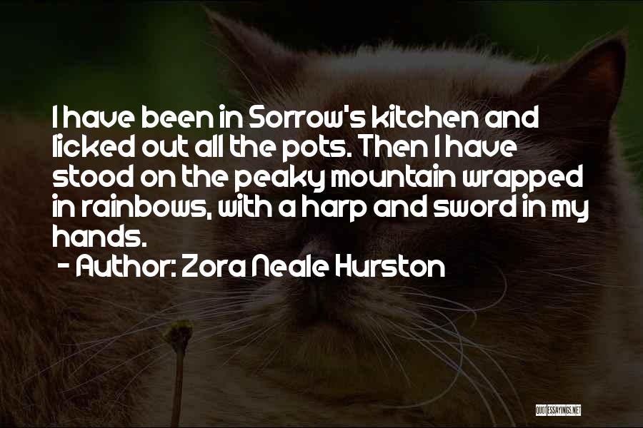 Zora Neale Hurston Quotes: I Have Been In Sorrow's Kitchen And Licked Out All The Pots. Then I Have Stood On The Peaky Mountain