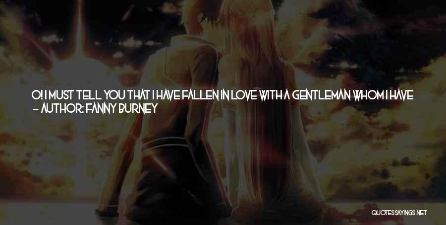 70's Love Quotes By Fanny Burney