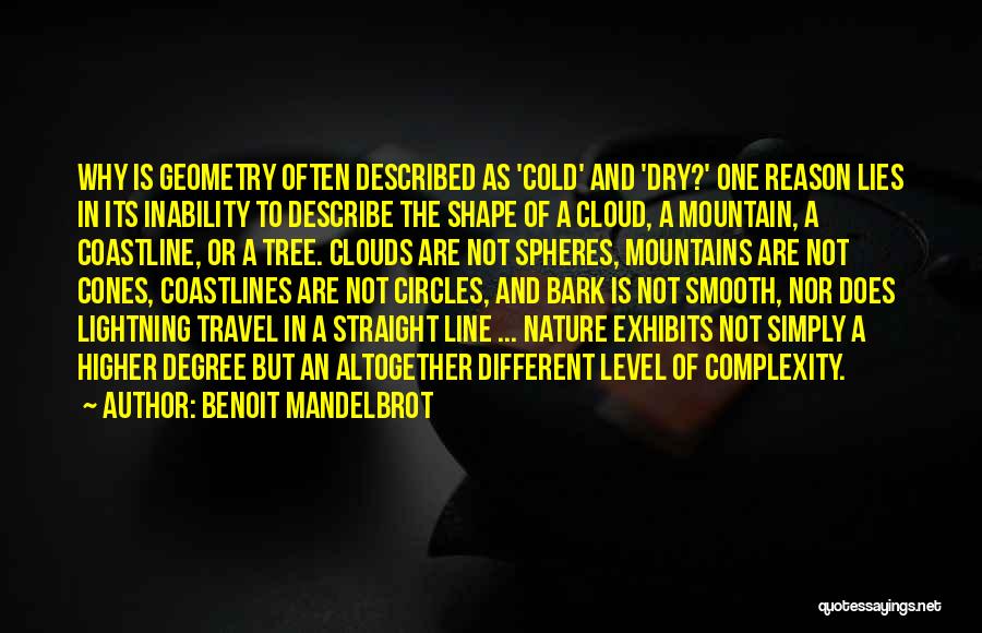 Benoit Mandelbrot Quotes: Why Is Geometry Often Described As 'cold' And 'dry?' One Reason Lies In Its Inability To Describe The Shape Of