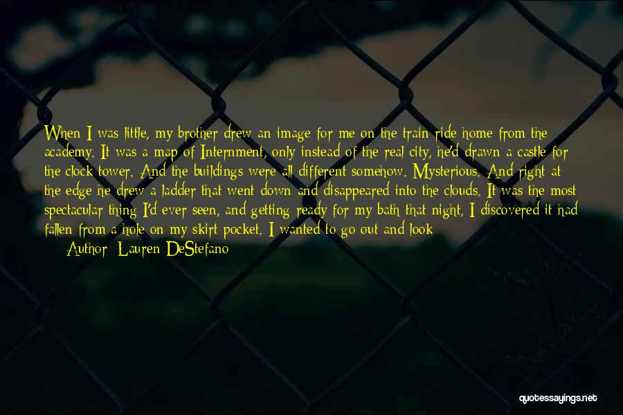 Lauren DeStefano Quotes: When I Was Little, My Brother Drew An Image For Me On The Train Ride Home From The Academy. It