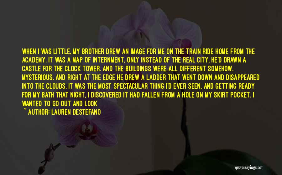 Lauren DeStefano Quotes: When I Was Little, My Brother Drew An Image For Me On The Train Ride Home From The Academy. It