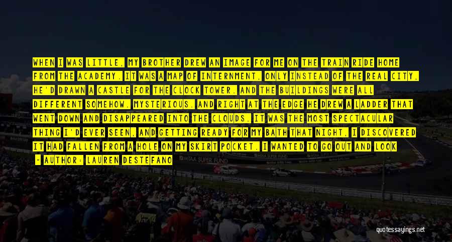Lauren DeStefano Quotes: When I Was Little, My Brother Drew An Image For Me On The Train Ride Home From The Academy. It
