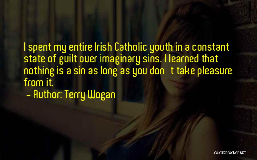 Terry Wogan Quotes: I Spent My Entire Irish Catholic Youth In A Constant State Of Guilt Over Imaginary Sins. I Learned That Nothing