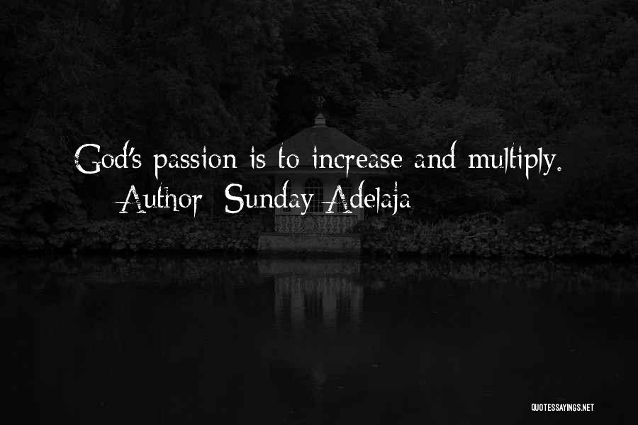 Sunday Adelaja Quotes: God's Passion Is To Increase And Multiply.