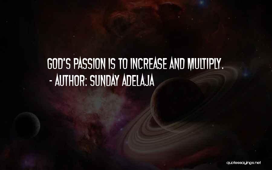 Sunday Adelaja Quotes: God's Passion Is To Increase And Multiply.