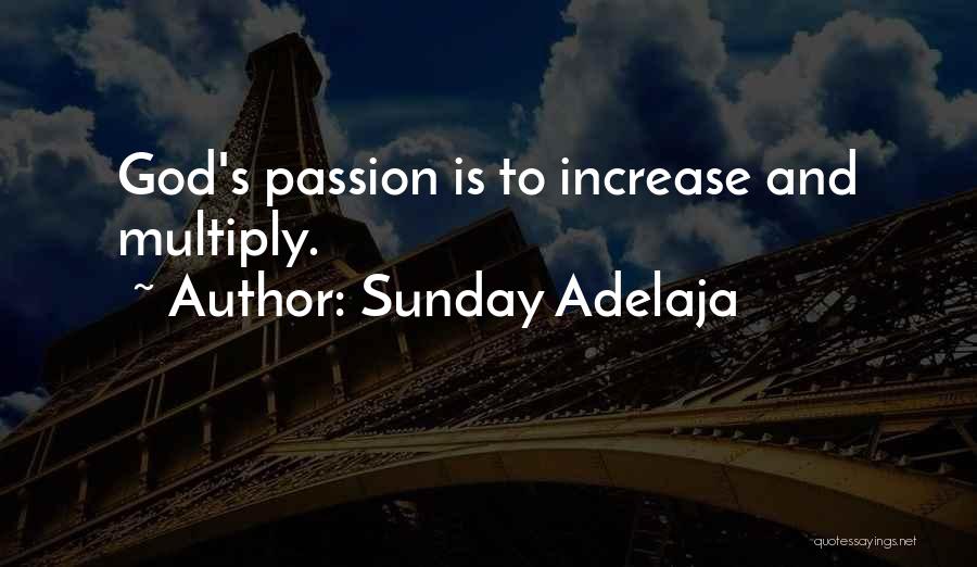 Sunday Adelaja Quotes: God's Passion Is To Increase And Multiply.