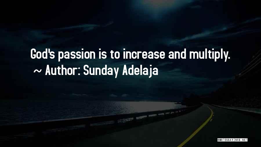 Sunday Adelaja Quotes: God's Passion Is To Increase And Multiply.