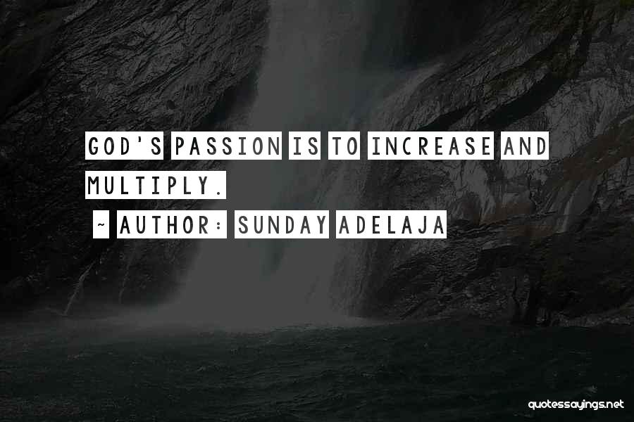 Sunday Adelaja Quotes: God's Passion Is To Increase And Multiply.