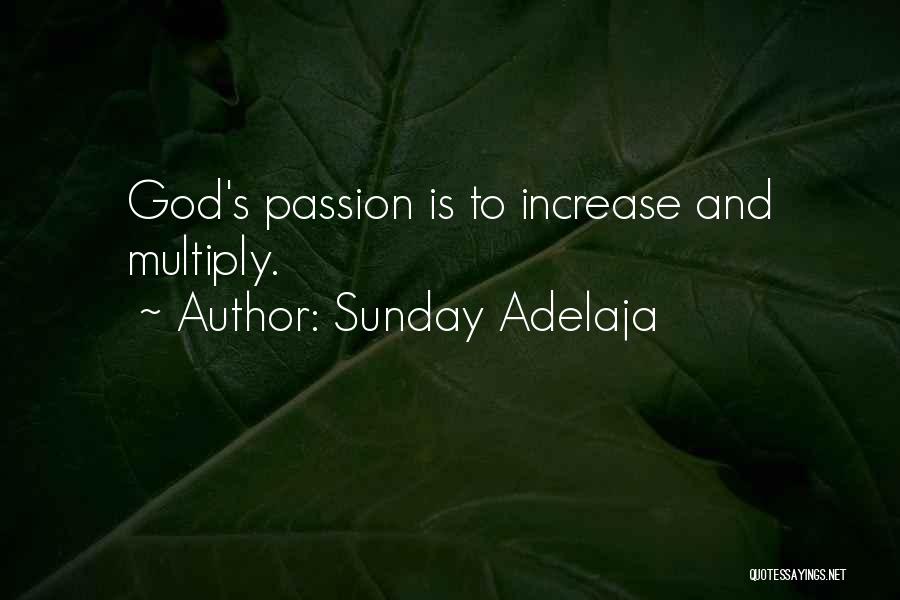 Sunday Adelaja Quotes: God's Passion Is To Increase And Multiply.