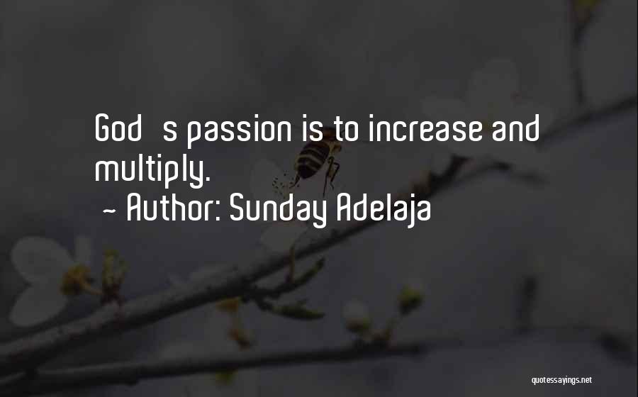 Sunday Adelaja Quotes: God's Passion Is To Increase And Multiply.