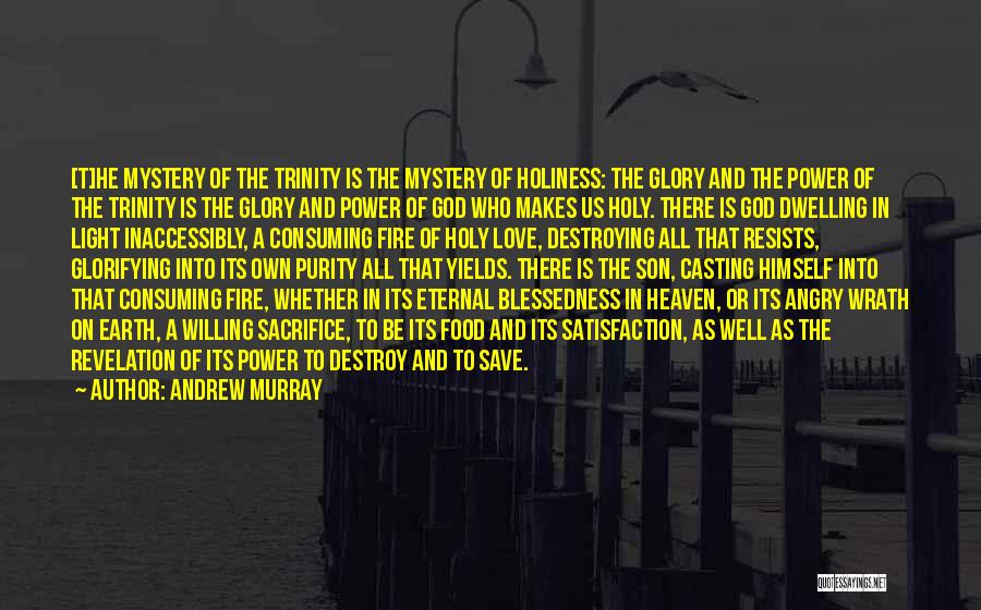 Andrew Murray Quotes: [t]he Mystery Of The Trinity Is The Mystery Of Holiness: The Glory And The Power Of The Trinity Is The