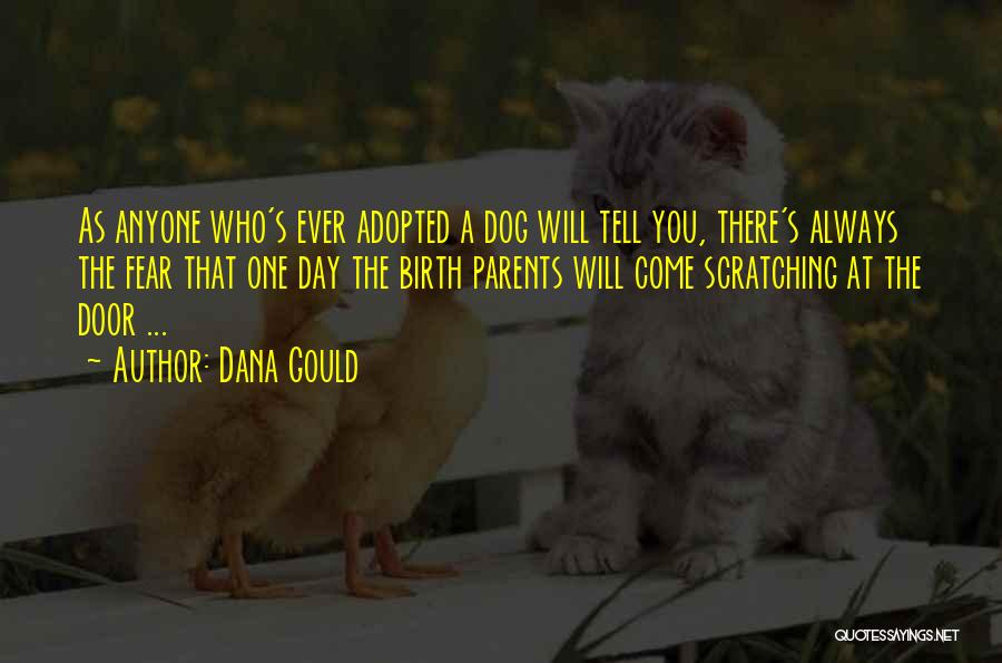 Dana Gould Quotes: As Anyone Who's Ever Adopted A Dog Will Tell You, There's Always The Fear That One Day The Birth Parents