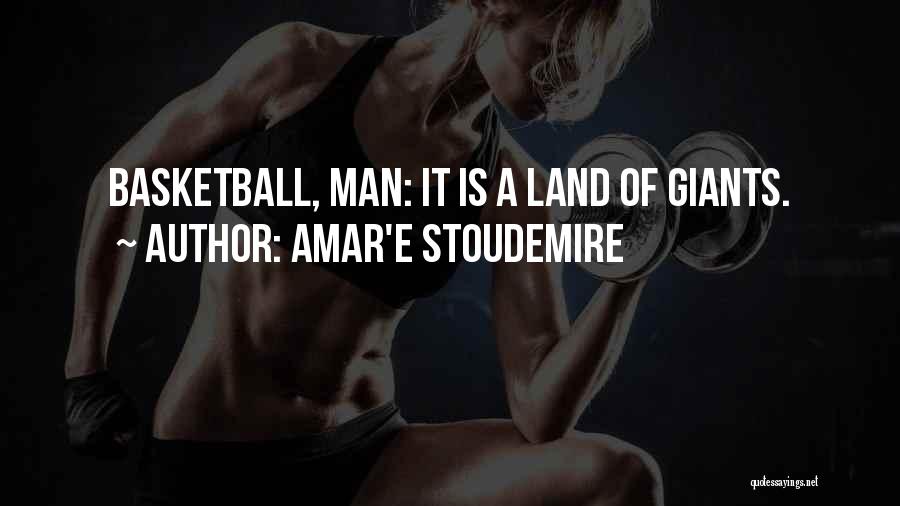 Amar'e Stoudemire Quotes: Basketball, Man: It Is A Land Of Giants.