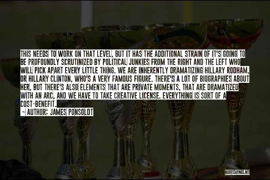 James Ponsoldt Quotes: This Needs To Work On That Level, But It Has The Additional Strain Of It's Going To Be Profoundly Scrutinized