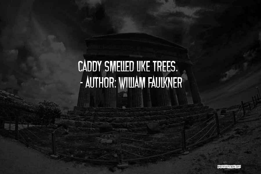 William Faulkner Quotes: Caddy Smelled Like Trees.