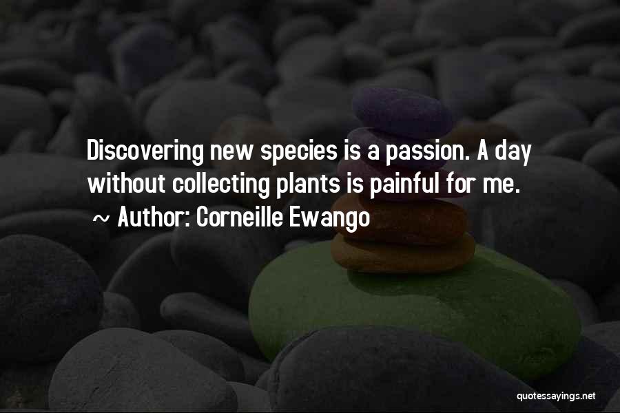 Corneille Ewango Quotes: Discovering New Species Is A Passion. A Day Without Collecting Plants Is Painful For Me.