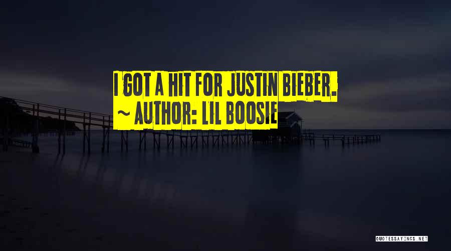 Lil Boosie Quotes: I Got A Hit For Justin Bieber.