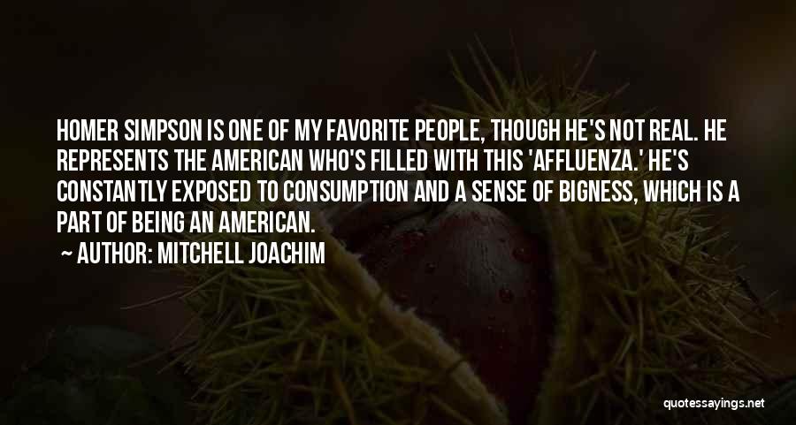 Mitchell Joachim Quotes: Homer Simpson Is One Of My Favorite People, Though He's Not Real. He Represents The American Who's Filled With This