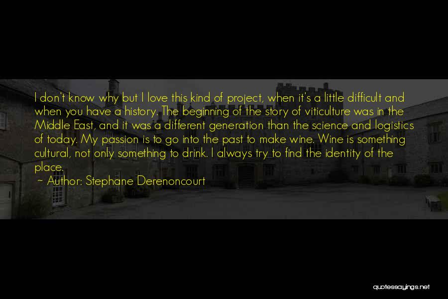 Stephane Derenoncourt Quotes: I Don't Know Why But I Love This Kind Of Project, When It's A Little Difficult And When You Have