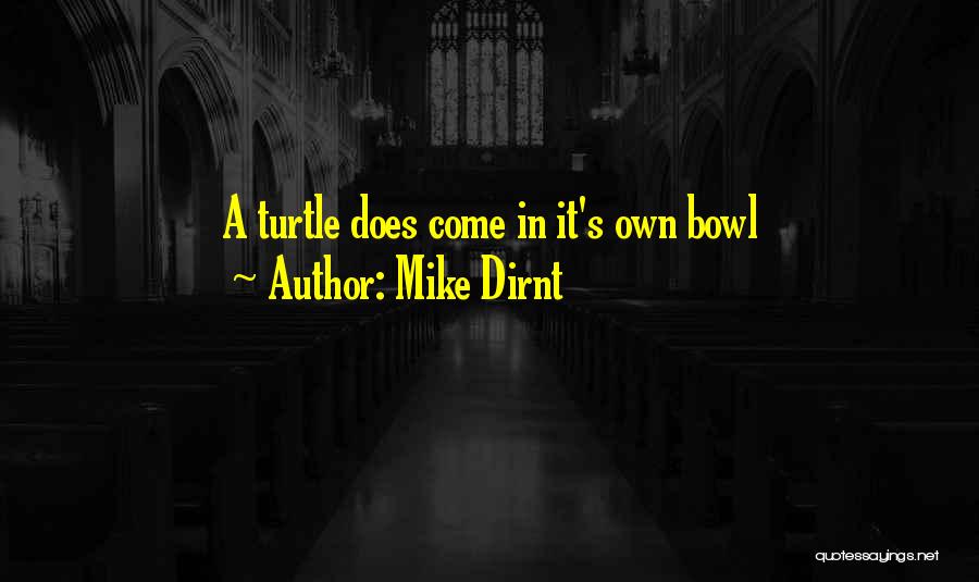 Mike Dirnt Quotes: A Turtle Does Come In It's Own Bowl