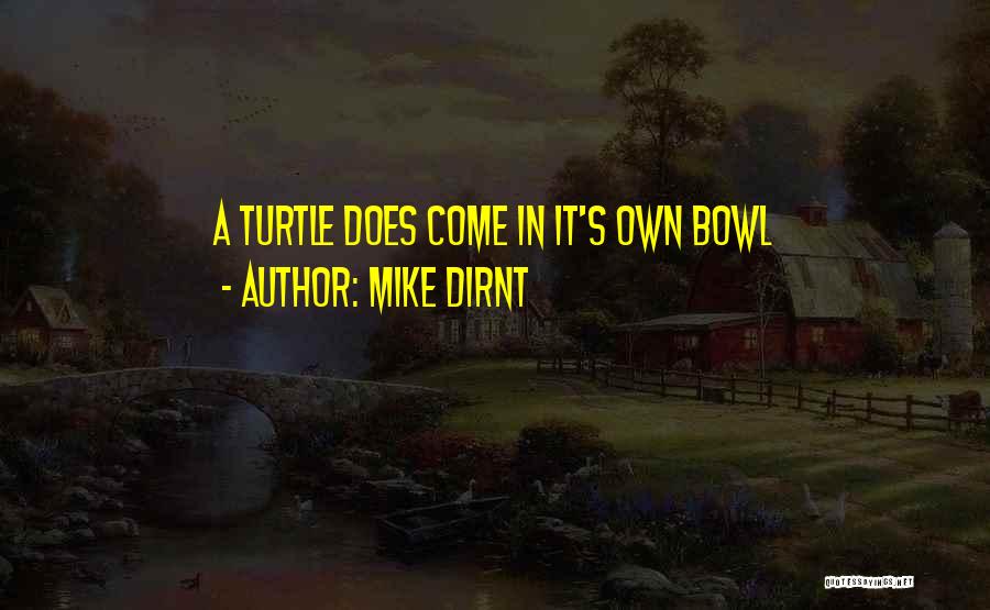 Mike Dirnt Quotes: A Turtle Does Come In It's Own Bowl