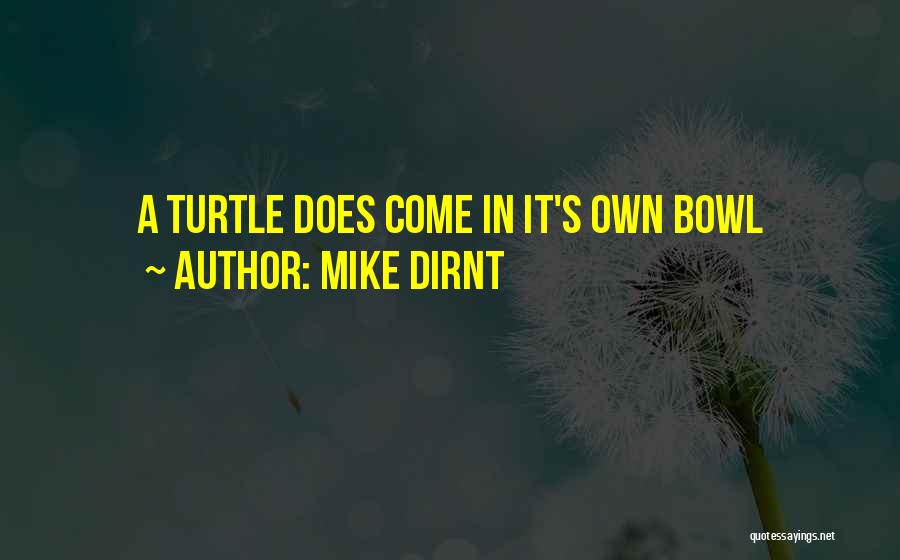 Mike Dirnt Quotes: A Turtle Does Come In It's Own Bowl