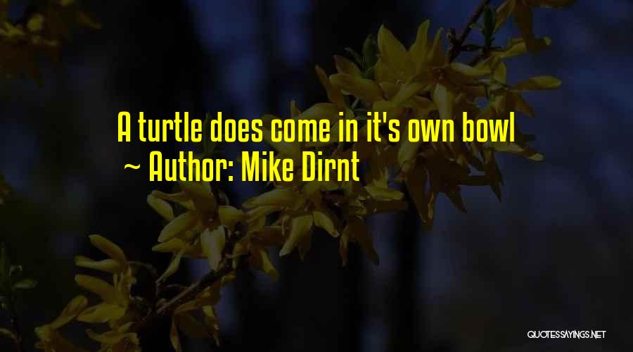 Mike Dirnt Quotes: A Turtle Does Come In It's Own Bowl