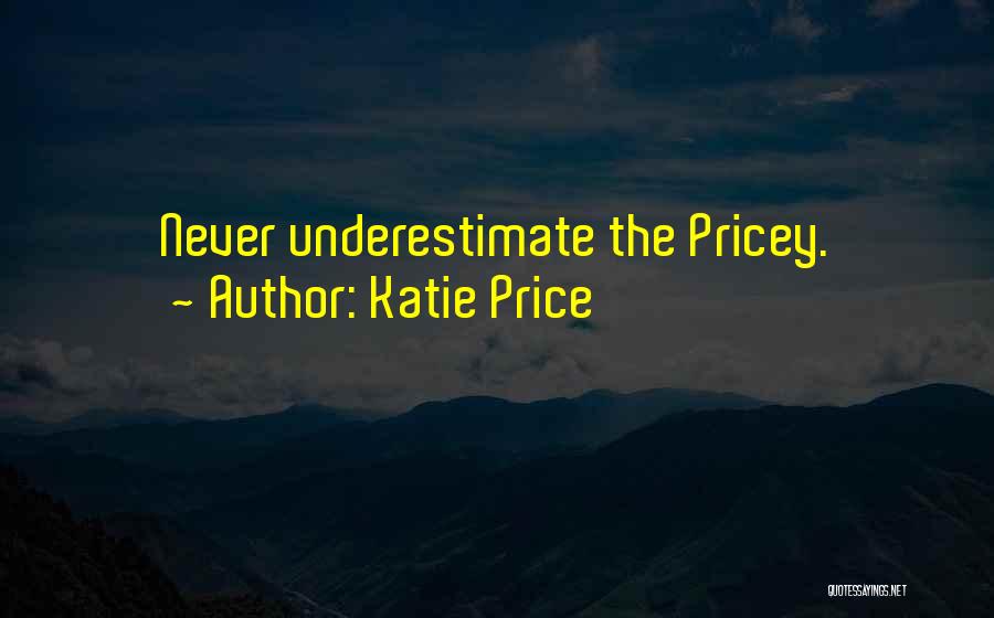 Katie Price Quotes: Never Underestimate The Pricey.
